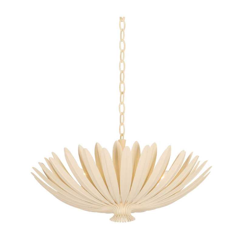 Hudson Valley 1823 Whitfield 4-lt 24" Chandelier - Cream Plaster