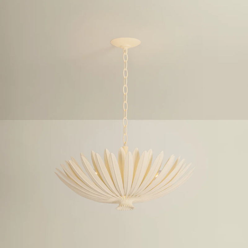 Hudson Valley 1823 Whitfield 4-lt 24" Chandelier - Cream Plaster