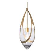 Hubbardton Forge 187468 Vaso 1-lt 11" Pendant - Modern Brass