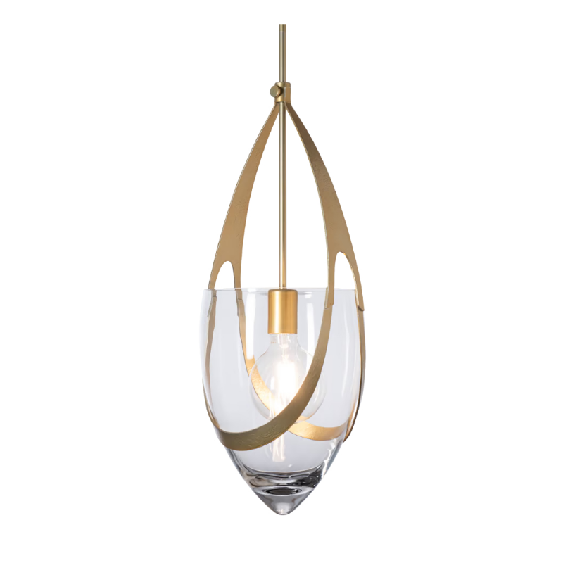 Hubbardton Forge 187468 Vaso 1-lt 11" Pendant - Modern Brass