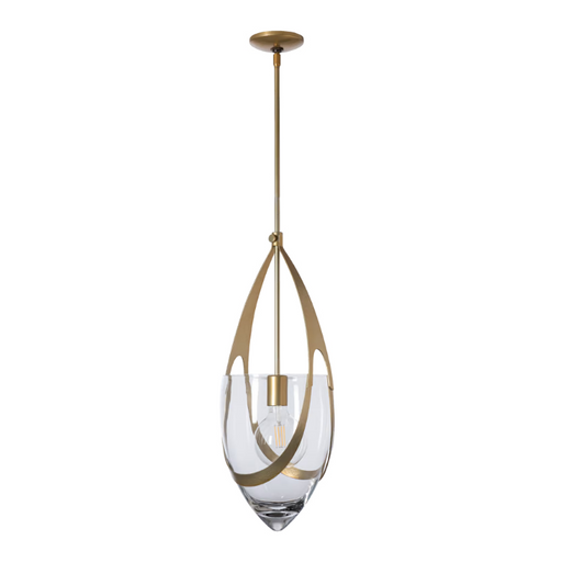 Hubbardton Forge 187468 Vaso 1-lt 11" Pendant - Modern Brass
