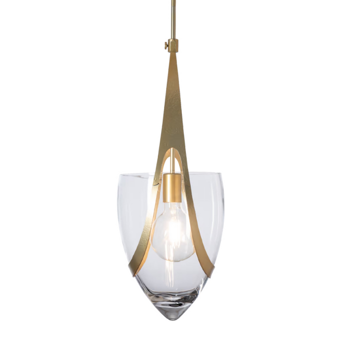 Hubbardton Forge 187468 Vaso 1-lt 11" Pendant - Modern Brass