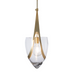 Hubbardton Forge 187468 Vaso 1-lt 11" Pendant - Modern Brass