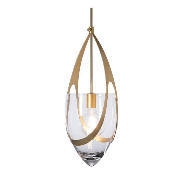 Hubbardton Forge 187468 Vaso 1-lt 11" Pendant - Modern Brass