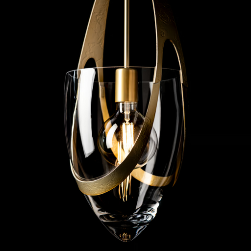 Hubbardton Forge 187468 Vaso 1-lt 11" Pendant - Modern Brass