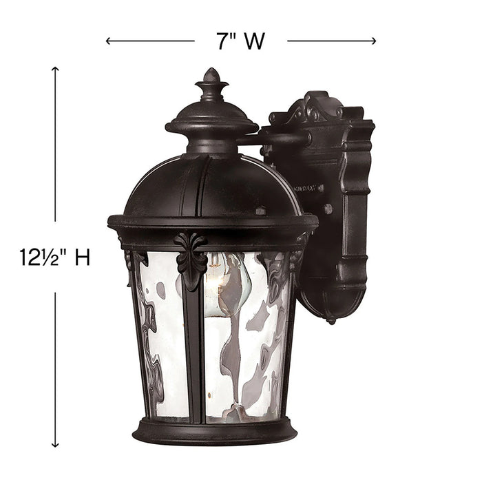 Hinkley 1890 Windsor 1-lt 13" Tall LED Outdoor Wall Light