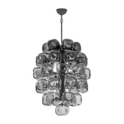 Fredrick Ramond FR46858 Perriand 40-lt 30" LED Chandelier - Brushed Graphite