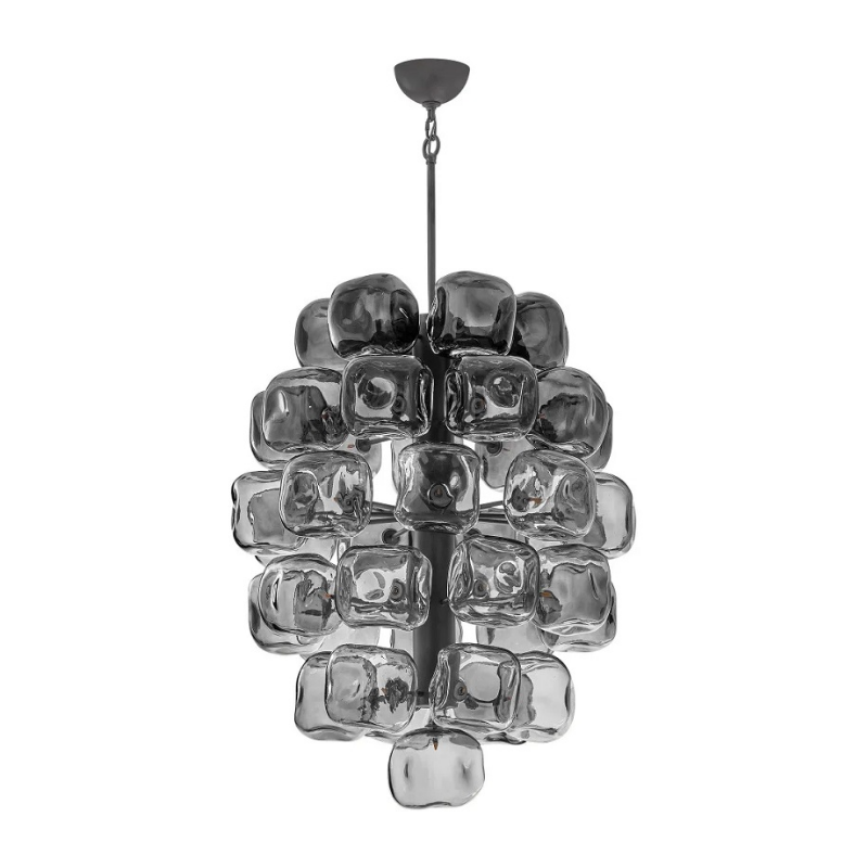 Fredrick Ramond FR46858 Perriand 40-lt 30" LED Chandelier - Brushed Graphite