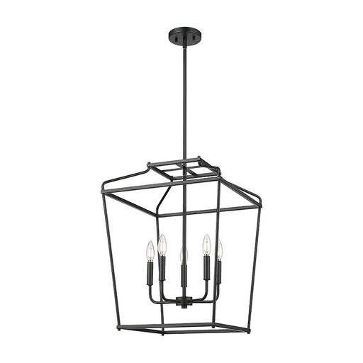 Millennium 19005 Nellita 5-lt 18" Pendant - Matte Black