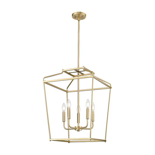 Millennium 19005 Nellita 5-lt 18" Pendant - Vintage Brass