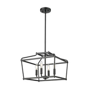 Millennium 19104 Nellita 4-lt 16" Pendant - Matte Black