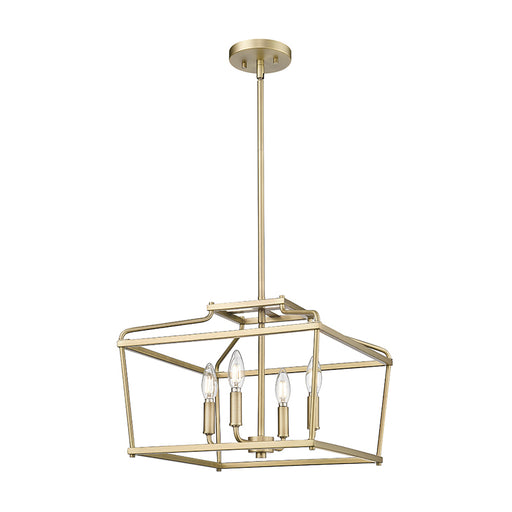 Millennium 19104 Nellita 4-lt 16" Pendant - Vintage Brass