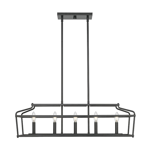 Millennium 19105 Nellita 5-lt 34" Chandelier - Matte Black