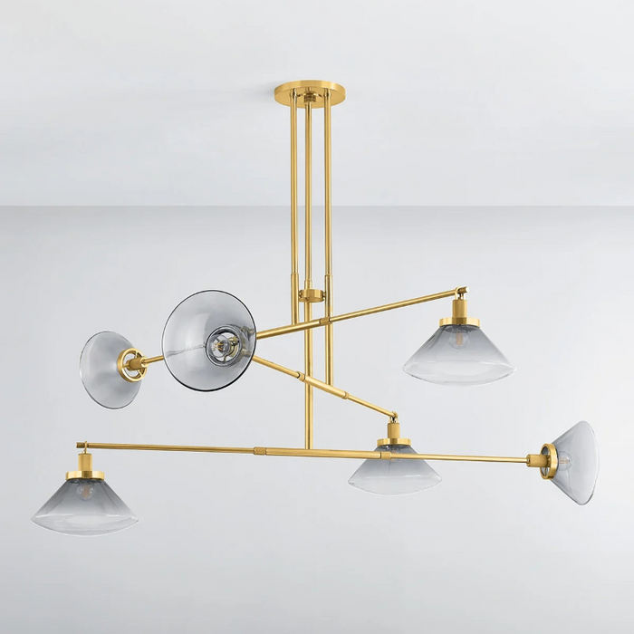 Hudson Valley 1936 Mendon 6-lt 58" Chandelier