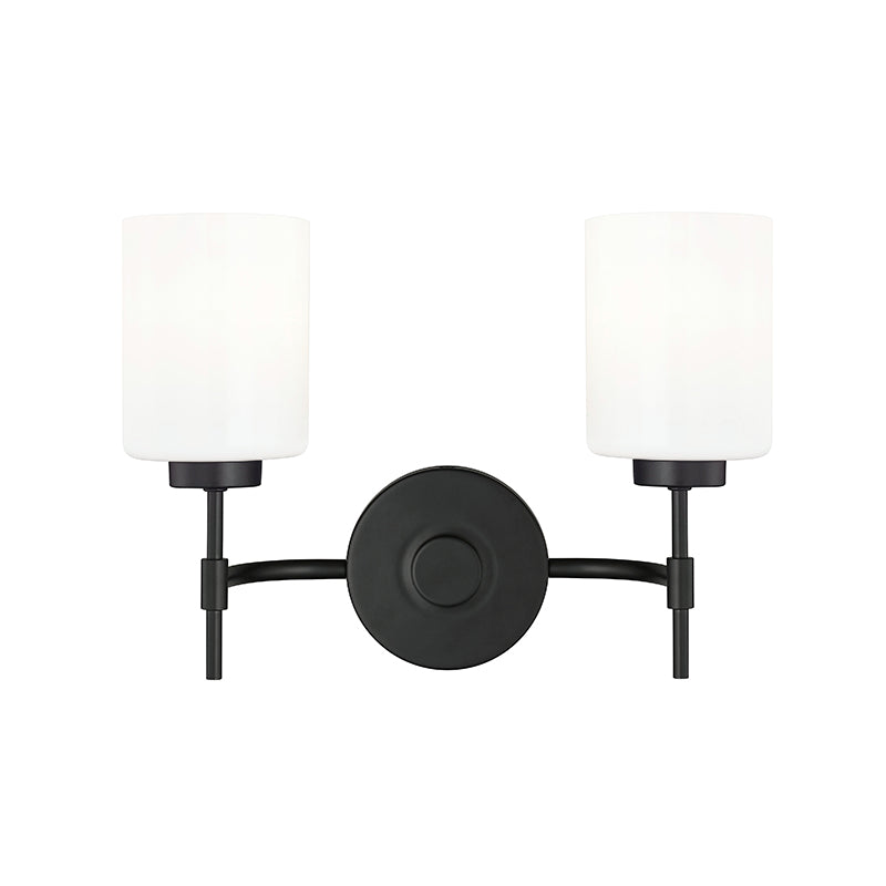 Millennium 19602 Keylee 2-lt 16" Vanity Light - Matte Black