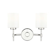 Millennium 19602 Keylee 2-lt 16" Vanity Light - Polished Nickel