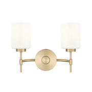 Millennium 19602 Keylee 2-lt 16" Vanity Light - Vintage Brass