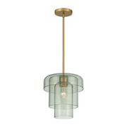 Minka Lavery 19615 Velique 1-lt 11" Pendant - Legacy Brass