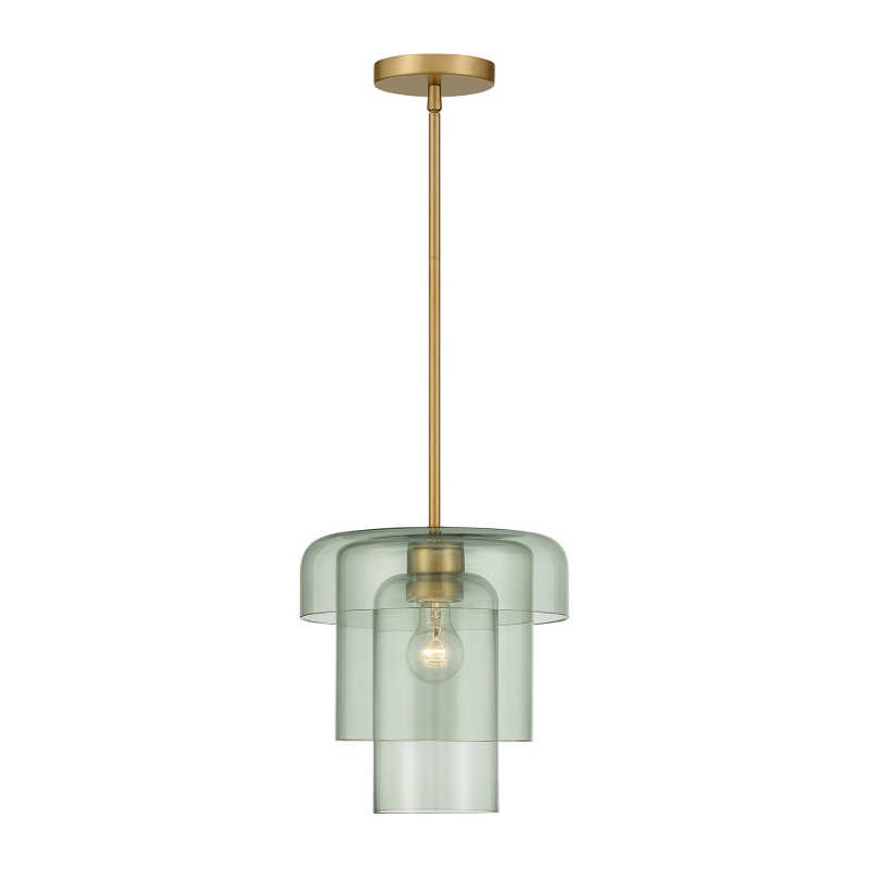 Minka Lavery 19615 Velique 1-lt 11" Pendant - Legacy Brass