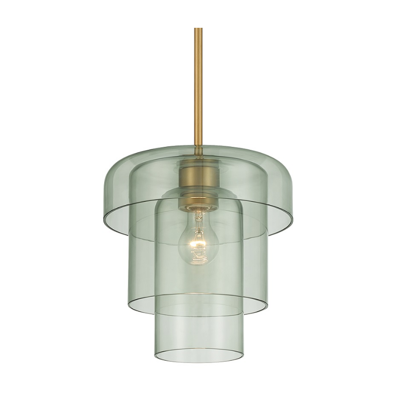 Minka Lavery 19615 Velique 1-lt 11" Pendant - Legacy Brass