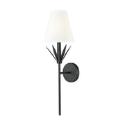 Millennium 19701 Primrose 1-lt 24" Tall Wall Sconce - Matte Black