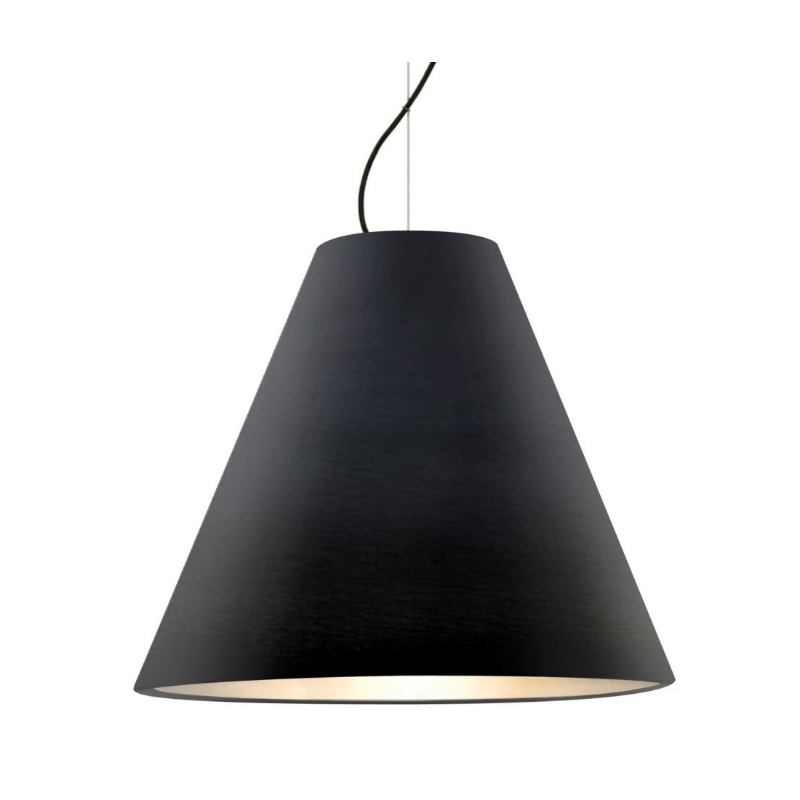 Besa 1KX-DYLAN Dylan 1-lt 20" LED Pendant, Cable Fixture - Black/Black