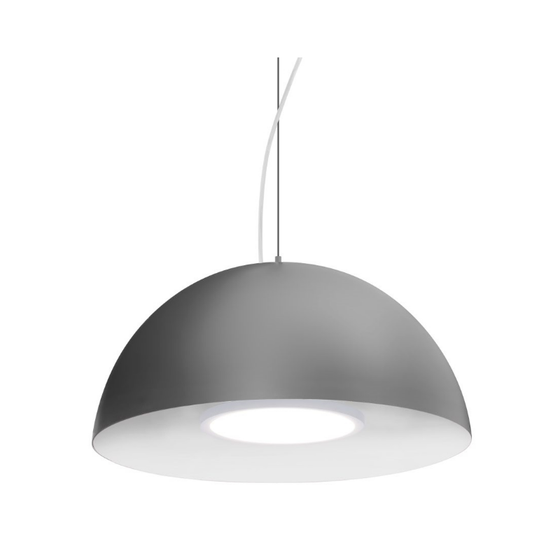 Besa 1KX-FLUX20 Flux 1-lt 20" LED Pendant - Silver/Satin Nickel