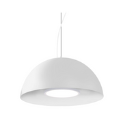 Besa 1KX-FLUX24 Flux 1-lt 24" LED Pendant - White/White