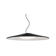 Besa 1KX-SWAN Swan 1-lt 25" LED Pendant, Cable Fixture - Black/Black