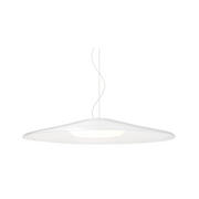 Besa 1TT-SWAN Swan 1-lt 25" LED Pendant, Stem Fixture - White/White