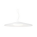Besa 1TT-SWAN Swan 1-lt 25" LED Pendant, Stem Fixture - White/White