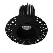 Lotus LED-1-S7W 2" 7W LED Round Trimless Recessed, 5CCT Selectable, 120V - Black