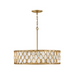 Fredrick Ramond FR41505 Estie 6-lt 28" LED Chandelier
