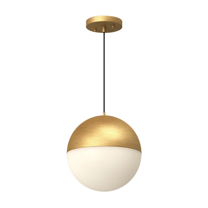 Kuzco PD11710-5CCT Monae 1-lt 10" LED Pendant, CCT Selectable - Brushed Gold