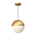 Kuzco PD11710-5CCT Monae 1-lt 10" LED Pendant, CCT Selectable - Brushed Gold