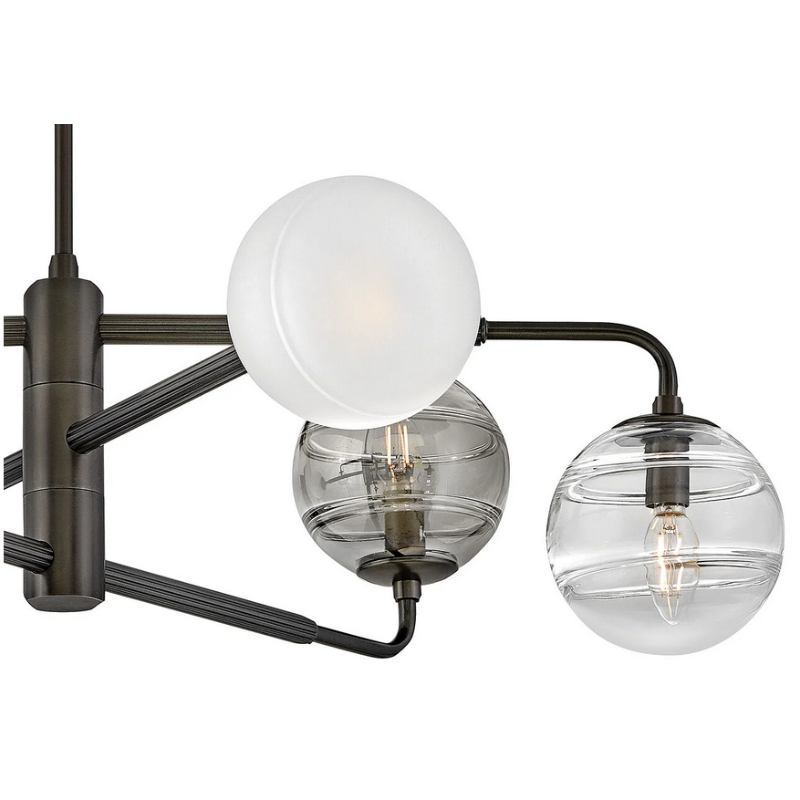 Fredrick Ramond FR30506 Oberon 6-lt 37" LED Chandelier