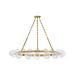 Fredrick Ramond FR30525 Coco 18-lt 44" LED Chandelier