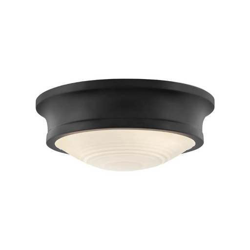 Hinkley 45123 Ellis 3-lt 14" LED Flush Mount - Black