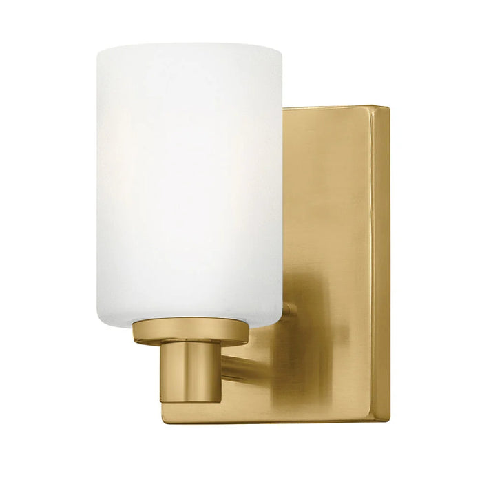 Hinkley 54620 Karlie 1-lt 8" Tall LED Bath Light - Lacquered Brass