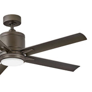 Hinkley 907052 Vail 52" Indoor/Outdoor Smart Ceiling Fan with LED Light Kit - Matte Bronze