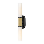 Hinkley 56882 Thayer 2-lt 25" Tall LED Wall Sconce - Lacquered Brass with Black accents