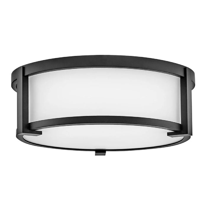 Hinkley 28963 Lowell 2-lt 13" LED Flush Mount - Black