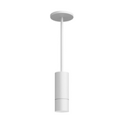 ENTRA 3" 19W Adjustable LED Cylinder, Warm Dim, Pendant Mount - White