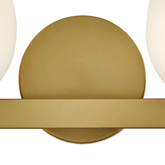 Hinkley 57022 Mae 2-lt 15" LED Vanity - Lacquered Brass