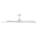 Hinkley 907358 Layton 58" Smart Ceiling Fan with LED Light Kit - Matte White