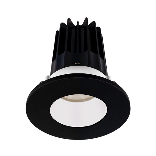 Lotus LED-2-S15W Designer 2" 15W LED Round Recessed Downlight, 24° Beam Angle - White/Black