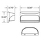 Access 20021 Laguna 1-lt 9" LED Outdoor Wall Sconce