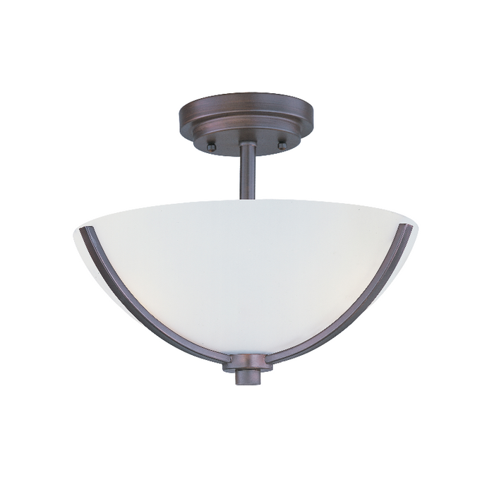 Maxim 20031 Deven 3-lt 14" Semi-Flush Mount