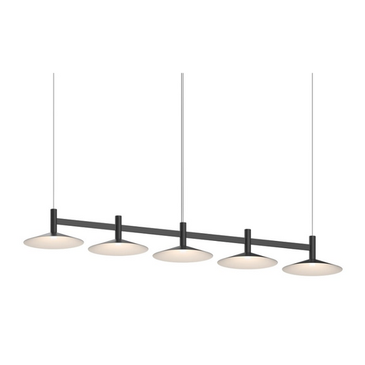 Sonneman 2005-CON Systema Staccato 5-lt 68" LED Pendant - Satin Black