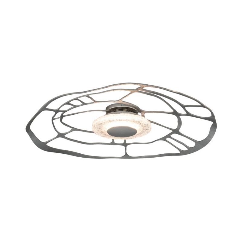 Hubbardton Forge 201064 Muse 1-lt 31" LED Wall Sconce/Semi-Flush - Sterling